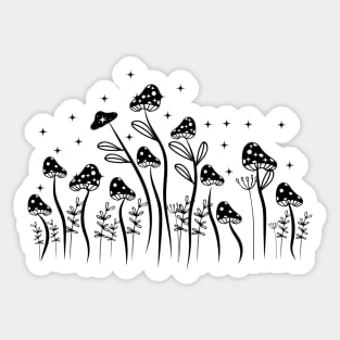 Magic Mushrooms Sticker